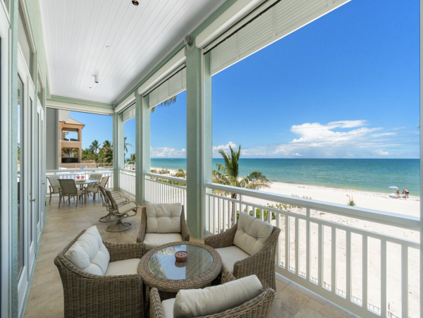 Bonita Beach Luxury Vacation Rental Gulf Front Pool Home